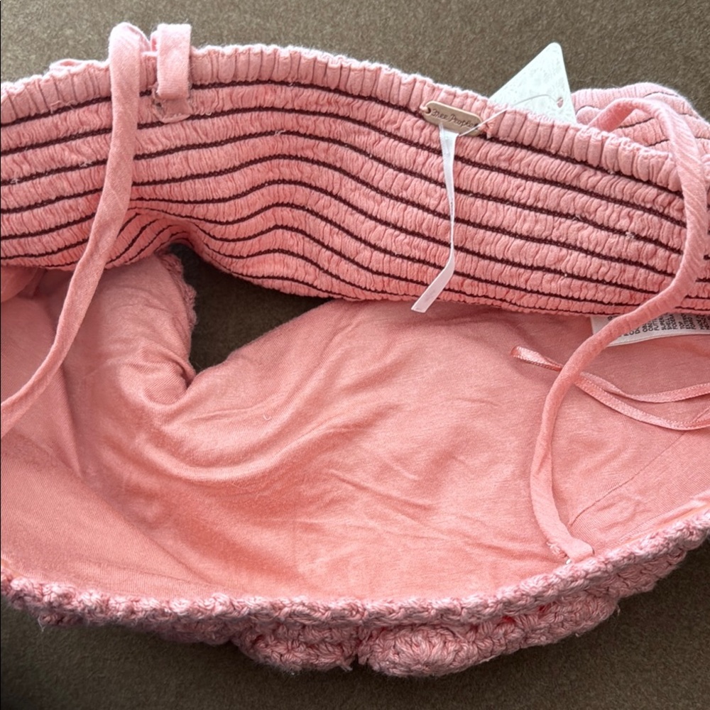 Freepeople pink crotchet tube top - Picture 7 of 7